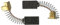 vhbw 2x Kohlebürste 10,6 x 6 x 4mm kompatibel mit Hitachi/Hikoki CG 36DA, CG18 DSDL, CG36DAL Rasentrimmer, Akku-Sense