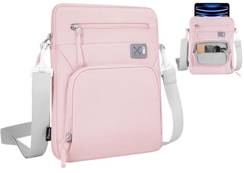 SIMTOP Sacoche pour Tablette,Sac de Transport avec Bandoulière Compatible iPad air (3ème, 4ème et 5ème Génération) 2018-2025