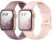 Suitisbest 2er Stück Armband Kompatibel mit Apple Watch Armband 38mm 40mm 41mm 42mm, Silikon Armbänder mit Druckverschluss für Apple Watch 10 9 8 SE 7 6 5 4 3 2 1, Sand Rosa/Rauchlila