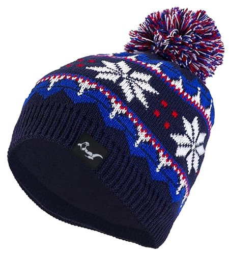 Wasserdichte Unisex Beanie Mütze für Damen & Herren - Warme Wintermütze mit Weichem Fleecefutter in Ideal zum Laufen, Skifahren, Snowboarden. (DE/NL/SE/PL, Alpha JASPO, Einheitsgröße, Violett - P)