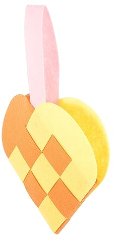 EXCEART Geschenketüte Geschenktasche Bonbontüte aus Verpackungsbeutel für Festival Leckerlibeutel aus Filz für Weihnachten herzförmiger Beutel Geschenkverpackungsbeutel Taschen behandeln