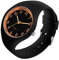 BIEWO Uhren für junge Frauen, Lady Jelly Serie, Sport-Silikonarmband, elektronische Sipmle Krankenschwester, Quarz-Armbanduhr, Schwarz Rotgold, Armband