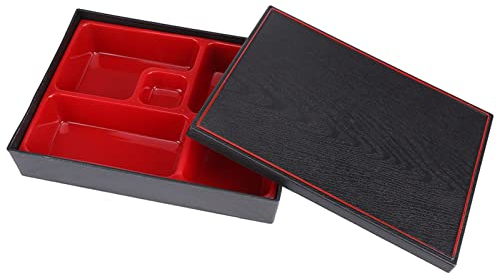 YUMILI Caja bento Fiambreras portátiles ABS Contenedor de Alimentos Conveniente y Duradero para Oficina, Picnic y Cocina Japonesa