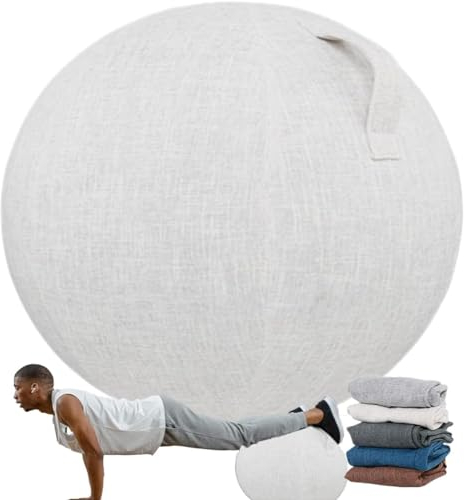 HYLDM Schutzhülle für Gymnastikball, Faltbar Gymnastikball 55/65/75 cm Bezug, für Schwangerschaft, Fitness, Yoga,005,55cm