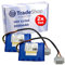 Trade-Shop Lot de 2 batteries Li-ion 18 V / 2600 mAh / 47 Wh compatibles avec AL-KO 440454 441154 442175 440629 442196 442632, compatibles avec Karcher 6.445-098.0