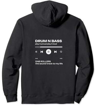 Drum und Bass Dubstep Liquid Pullover Hoodie