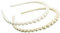 scicent Haarreifen Damen 2 Stück Perlen Stirnband Perlen-Haarreifen Hochzeit Haarband Braut-Kopfschmuck Mode Haarschmuck für Damen, Party, Urlaub - 16035