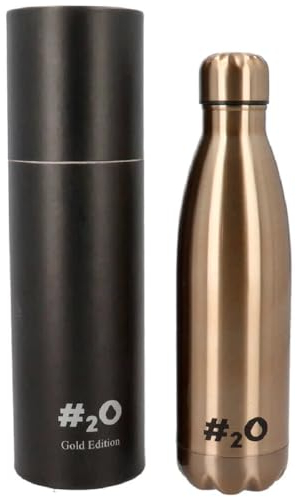 bottiglia termica h2o borraccia in acciaio inox 750 ml isotermica 24h fredda 12h caldo