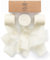 Vitalizart Schleifenband Creme 3,8 cm x 19,2 m Geschenkband Breit Hochzeit Chiffonband Stoffband, Bänder-Set für Hochzeitseinladungen, Brautsträuße, Geschenke, Verpackungen, DIY-Kunsthandwerk