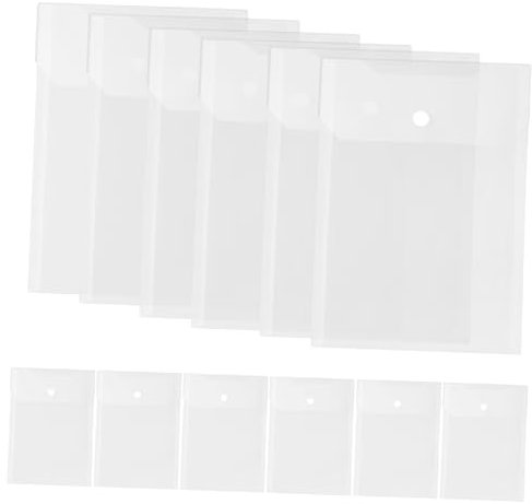 Gogogmee 12stücke Dokumententasche Aktenordner Beleghalter-organizer Dokumenten-tasche Aus Pvc Material Für Geschäftsleute Lehrer Studenten