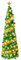 Suewidfay 5Ft/150cm Pop Up Artificial Christmas Tree with Lights and Star, Collapsible Tinsel Tree with Shiny Sequins for Christmas Decoration, Home Office Party Decor, Indoor Outdoor Display