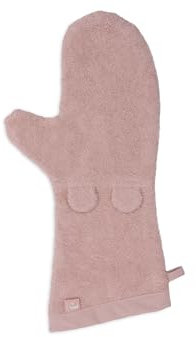 Jollein Waschhandschuhe Baby - Frottee - Wild Rose - 42x15cm - 100% Baumwolle - Waschlappe Baby - OEKO-TEX Zertifiziert