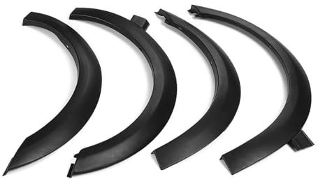 WEFOLEN Auto-Kotflügel 4-teiliges Auto-Kotflügelset Für Kotflügelverbreiterungen, Radlaufleisten, Spoiler Für VW, Für Golf, Für Jetta, Für Cabrio MK3 1993-1999 Auto Kotflügel Rad Augenbraue