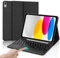 IVEOPPE Tastiera iPad 10 Generazione/(A16) 11 Generation (10.9/11 pollici, 2022/2025) con Touchpad, Cover Tastiera Trackpad Italiano QWERTY Magnetico Bluetooth Staccabile per iPad 10/11 Gen, Nero