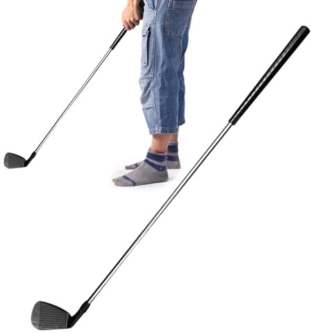 FmtwPhn Golf Chipping Wedge Kids Go-lf Club Set 80cm Stainless Steel Lightweight Club Chipping Practice Club Multifunctional Playing Supplies For Children, Teenagers, Adults
