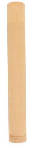 HOOWIFFY Porte-Brosse à Dents en Bambou Portable et Solide Étui de Protection Léger, Voyage Déplacements Professionnels