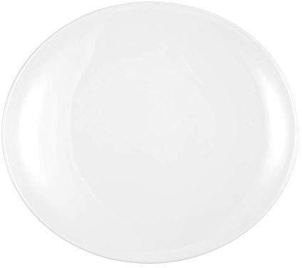 Seltmann Modern Life Platzteller, Oval, Weiß, 34 cm, 2-teilig