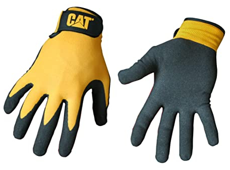 CAT CAT017416 Gartenhandschuhe Schwarz, Gelb Nitril, Nylon 1 Stück(e)