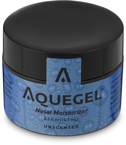 Aquegel Nasal Moisturizer (Original), 12-Hour Nasal Moisture Relief, Water Based Nose Gel, Nasal Moisturizer for Oxygen Therapy, Dry Nose, Nasal Dryness, Nosebleeds, Cannula, CPAP. Saline Nasal Gel