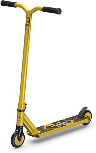 Fuzion X-3 Stunt Scooter -Stunt Roller - Trick Roller Für Kinder (Gold/Gold)