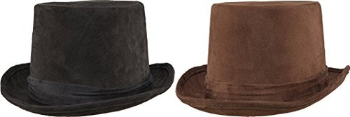 Orlob NEU Hut Velour-Zylinder, braun, KW 59