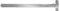 2 x SO-TOOLS® Gartentorscharnier 695-750 mm M16 Torscharnier Türangel Torband