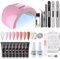 Vishine Gel Nail Polish Starter Kit with 48W SUNOne UV LED Nail Lamp Speed Dryer Manicure Tools 2019 New Set of 6 Classic Popular Colors Gel Polish Base and Top Coat #022