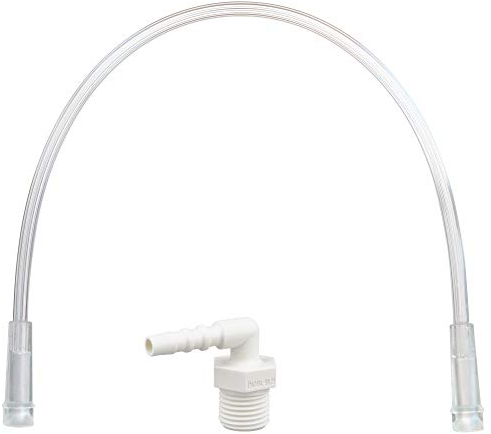 binoa PVC-Schlauch für Atemgasbefeuchter, Weiß, 0.33 Meter, Indoor-Gebrauch