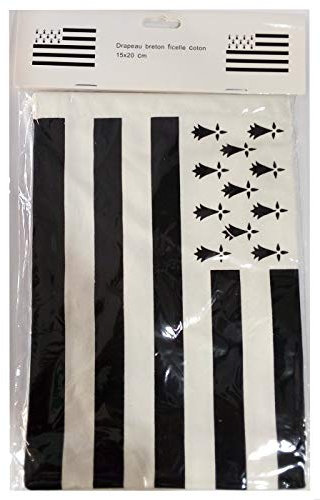 Drapeau Breton Ficelle 15 x 20 cm en Coton