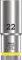 Wera 05004562001 8790 HMC Deep Steckschlüsseleinsatz 1/2, Leuchtgelb, 22.0 mm