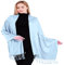 CJ Apparel Hellblau Einheitliche Farbe Nepalesisch Schultertuch Schal Zweite Wahl Schultertücher Wrap Pashmina NEU