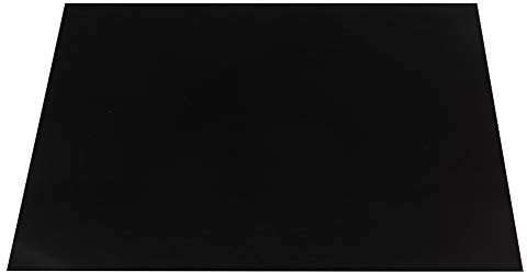 Alfombrilla de inducción para placa de cocción, alfombrilla de silicona, placa de inducción eléctrica Cojín resistente al calor Alfombrilla reutilizable antiadherente 25x35cm, negro