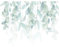 decomonkey - Papier Peint Panoramique Plante Nature 400x280 cm - Décoration murale moderne – Tapisserie décorative pour chambre salon - Aquarelle feuilles nature pastel plantes tendances