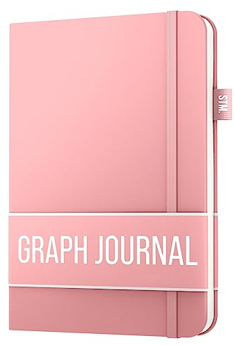 Notizbuch a5 kariert for writing | 150 Seiten, 120 g/m² dickes Papier mit Haftnotizen, Stifthalter, Gummiband, (V)-Leder-Hardcover | Scribbles That Matter notizbuch kariert, 5,75 x 8,2 Zoll