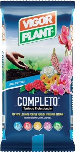 VIGORPLANT Completo 25 L. BALLETTA - TERRICCIO con CONCIME NPK