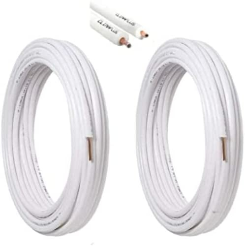kit tubi rame per climatizzatore coppia 5 mt da 1/4 5 mt da 3/8 totale 10 mt