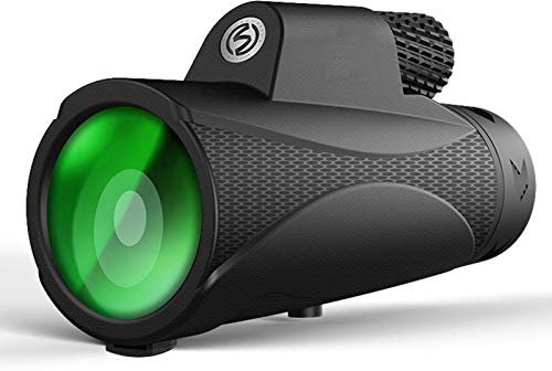 FOGUO Monokulare Teleskop, Monokular Fernglas, Handy Teleskop 12X50 HD mit Handy Halterung Stativ, für Klettern Wandern Jagd Vogelbeobachtung