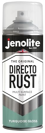 JENOLITE Directorust Gloss | BLUE | 400ml | Rust-proof | Multi Surface Gloss For Metal, Wood, Plastic, Ceramic - RAL 6024