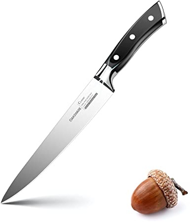 OAKSWARE 5.5-Inch Kitchen Utility Knife, German Stainless Steel, Full Tang, Paring Knife Kitchen Knife Chef Knife for Cutting, Peeling, Slicing Fruit, Vegetables, Bread and Meat