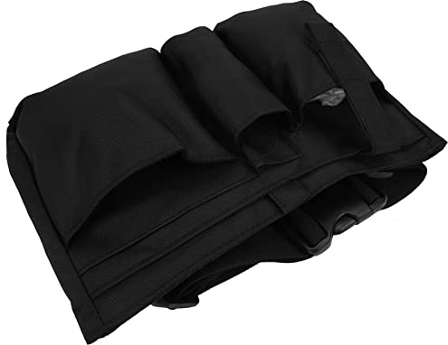Keenso Multi Pocket Waist Bag, Multi Functional Adjustable Waist Bag Waiter Multi Pocket Waist Pouch Tools Organizer
