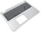 Dell Inspiron 5593/5594 USB-C Palmrest & GERMAN Keyboard - 07G0RN + 0MFM3M (9HKY4) (Renewed)