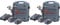 Ingersoll Rand Cordless Impact Wrench W5153-K22B-EU, 1/2 Inch 20V, 2X BL2022 Li-Ion Batteries 5.0 Ah and Charger Kit in 1 Carrying Case (Pack of 2)