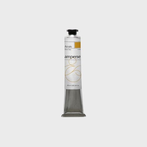 Amperse Acrílico 60ml - Pintura Acrílica Color Amarillo Medio nº205