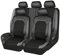 VENYAA Auto Sitzbezüge Set für VW Tiguan (5N) 1.Gen 2009 2010 2011 2012 2013 2014 2015 2016, 9 Stück Leder Wasserdicht Bequem Autositzbezüge Sitzschoner Innenraum Zubehör,Grey