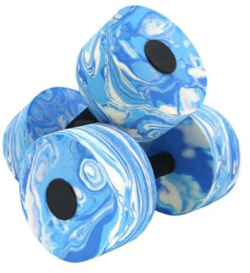 antianzhizhuang 1Pair Sports Aquatic Exercise Dumbbells Foams Dumbbells Hand Bar Water Aerobics Fitness Equipment For Weight Loss Water Exercise Equipment