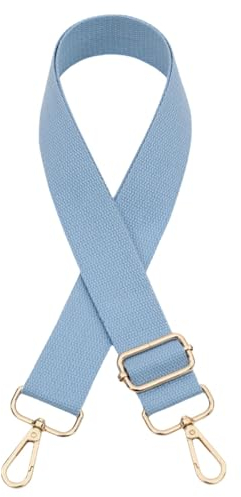 Taschengurt Blau Verstellbarer Schultergurt 3.8CM Breit Schulterriemen Längenverstellbarer 80-130cm für Schultertasche Tragetaschen und Handtaschen 0614