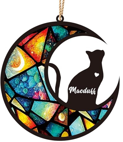 Personalisierte Katzen-Gedenktafeln, Katzen-Gedenkt Geschenke, individuelle Katzen-Gedenk Dekorationen mit Katzennamen, Erinnerungsgeschenke für Haustiere, Beileidsgeschenke für Katzenliebhaber