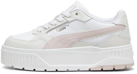 PUMA Damen Karmen II Idol Sneakers 36, White Mauve Mist Feather Gray Pink
