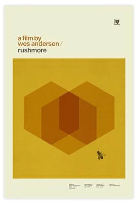 KJUFE WES ANDERSON Filmposter, 3 Leinwandposter, Wandkunst, Dekordruck, Bild Gemälde für Wohnzimmer, Schlafzimmer, Dekoration, 20 x 30 cm