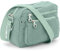 ekavale - Kleine Schultertasche aus Wasserabweisendes Nylon – Handtasche für Damen & Mädchen - Crossbody Bag - Leichte Umhängetasche (Minze)